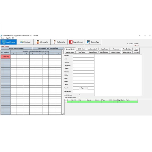asm panelli geçiş kontrol sistemi 1
