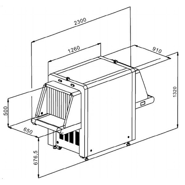 PG 6550 Plus X-Ray Arama Cihazı 1